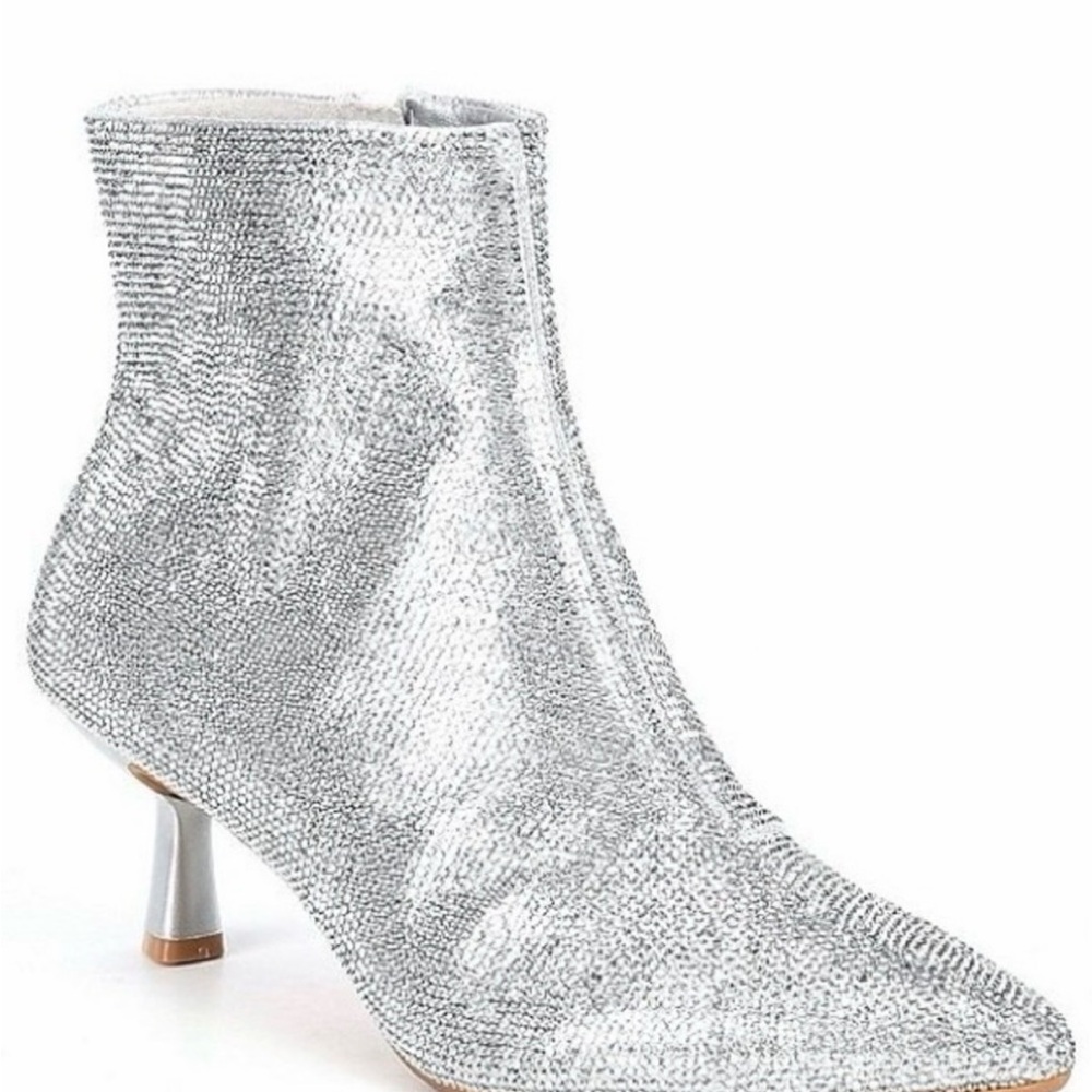 Alex Marie Gamina Rhinestone Embellished Kitten Heel Booties